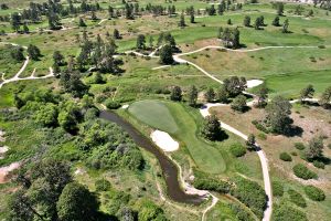 Colorado GC 17th Green Aerial